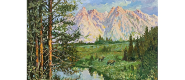 Yan Sun Yellowstone Landscape Painting