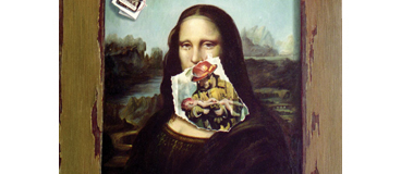 Oil painting insprired by Mona Lisa